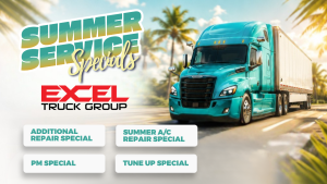 Summer service specials Excel Truck Group is running until September 30, 2026